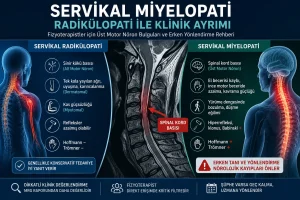 Servikal miyelopati belirtileri ile servikal radikülopati bulgularının klinik karşılaştırması